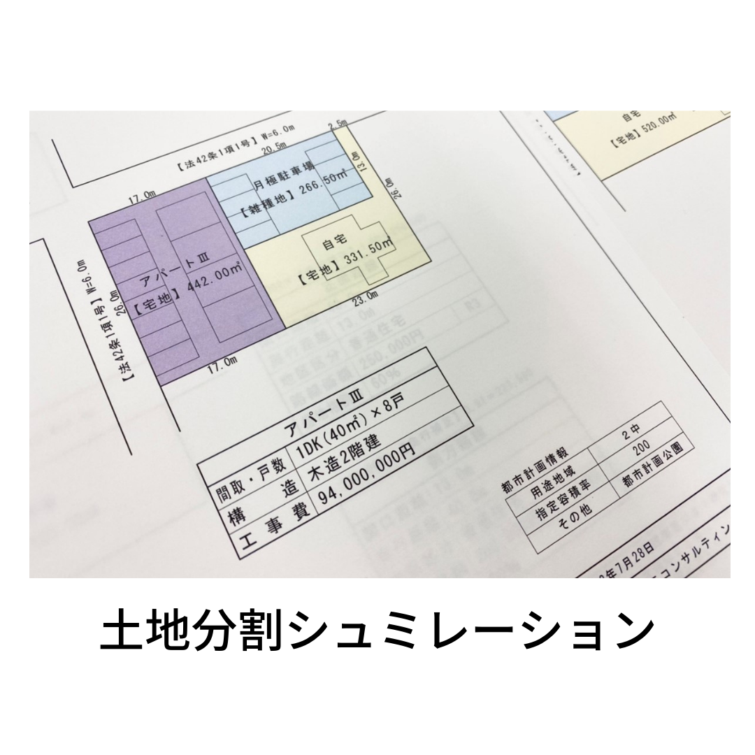 土地分割シュミレーション